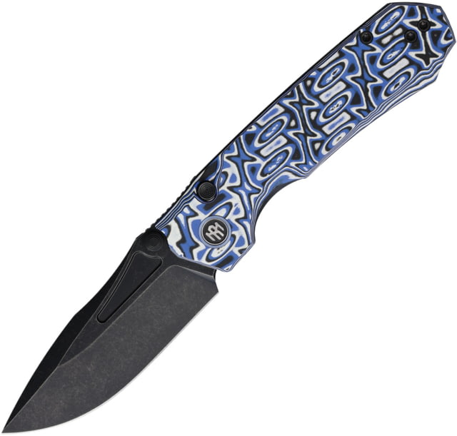 Remette Rhino Button Linerlock Blue RMT - Remette