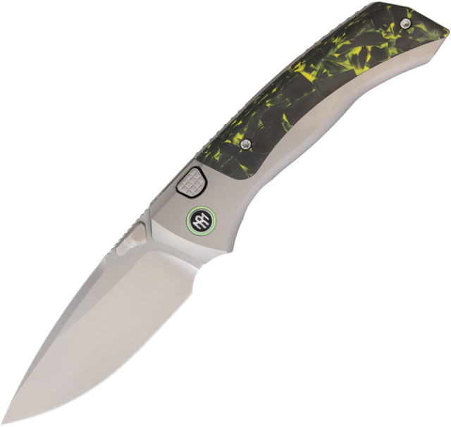Remette Steed Button Framelock Yellow RMT - Remette
