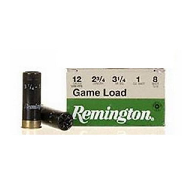 ington Lead Game Loads 12 Gauge 1oz 2.75in 1290 Ft/s #8 Centerfire Shotgun 25 Rounds Ammo