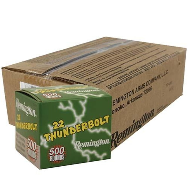 ington .22 Thunderbolt Rimfire .22 LR 40 Gr RN 5000/case Ammo