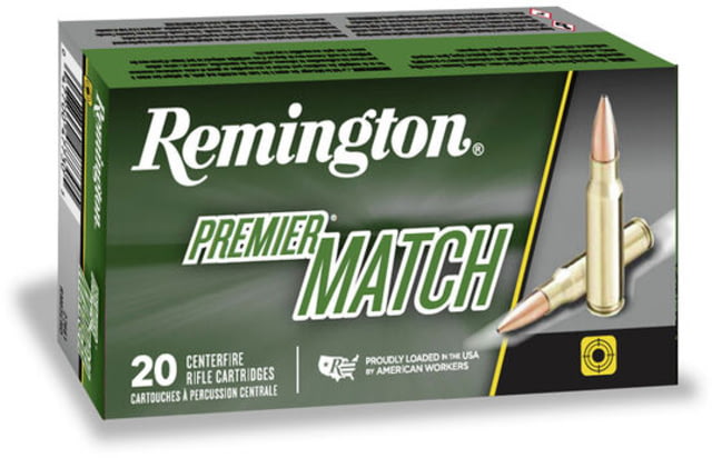 Remington .260 Rem Premier Match 140 Grain BTHP Brass Centerfire Rifle Ammo 20 Rounds ington .260 Rem Premier Match 140 Grain BTHP Brass Centerfire Rifle 20 Rounds Ammo