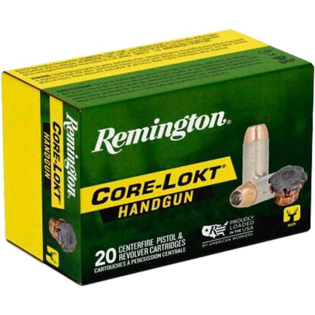 ington .44 Magnum 240 Grain Core-Lokt Hollow Point Pistol 20 Rounds Ammo