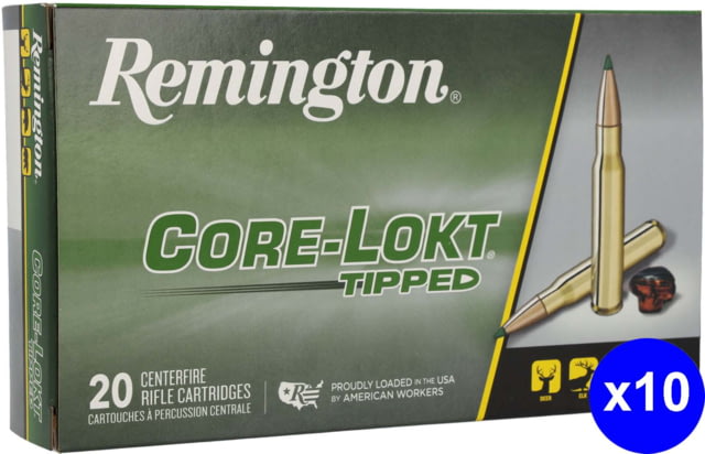 ington .270 Winchester 130 Grains Core-Lokt Tipped Brass Cased Centerfire Rifle 200 Rounds Ammo