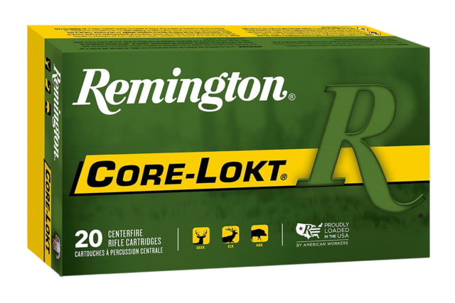 Remington Core-Lokt 6.5 PRC 140 Grain Soft Point Brass Rifle Ammo 20 Rounds ington Core-Lokt 6.5 PRC 140 Grain Soft Point Brass Rifle 20 Rounds Ammo