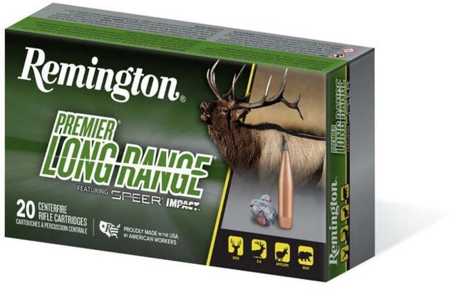 Remington Premier Long Range .300 PRC 215 grain Speer Impact Brass Cased Rifle Ammo 20 Rounds - Remington