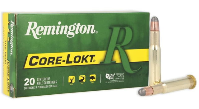 Remington Core-Lokt .30-30 Winchester 170 Grain Core-Lokt Soft Point Centerfire Rifle Ammo 200 Round ington Core-Lokt .30-30 Winchester 170 Grain Core-Lokt Soft Point Centerfire Rifle 200 Round Ammo