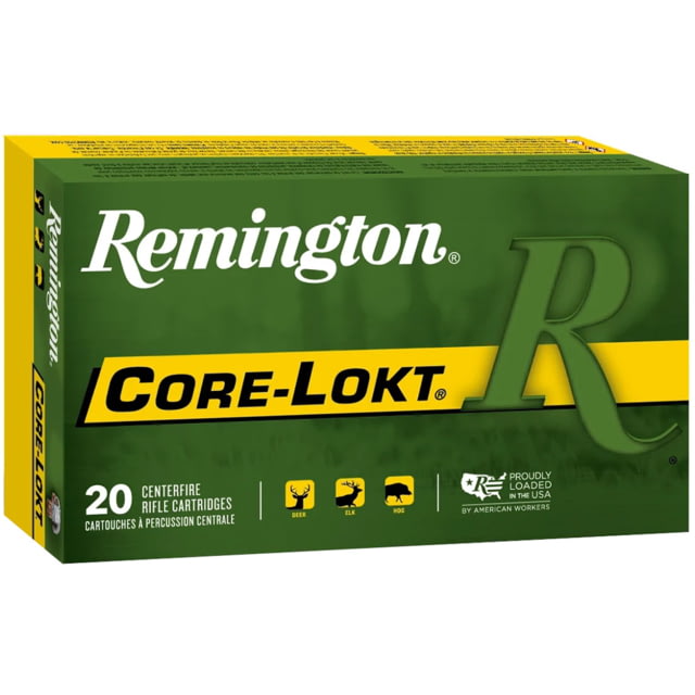 Remington Core-Lokt 400 Legend 210 Grain Pointed Soft Point Core Lokt Brass Rifle Ammo 20 Rounds
