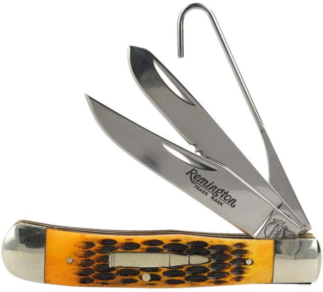 Remington Cutlery 2024 The Waterfowler Bullet Folding Knife Blade Folding Jigged Bone - Remington Cutlery