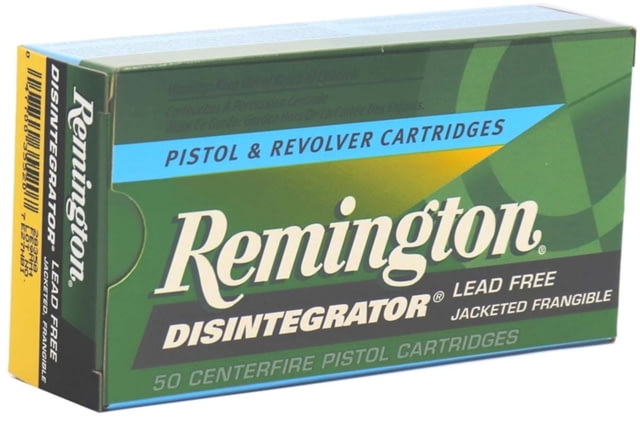 Remington Disintegrator 9mm Luger +P 100 Grain Copper/Tin Frangible Pistol Ammo 500 Rounds - Remington