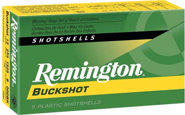 ington Express Buckshot 20 Gauge 20 Pellet 2.75in #3 Buck Centerfire Shotgun Buckshot 5 Rounds Ammo