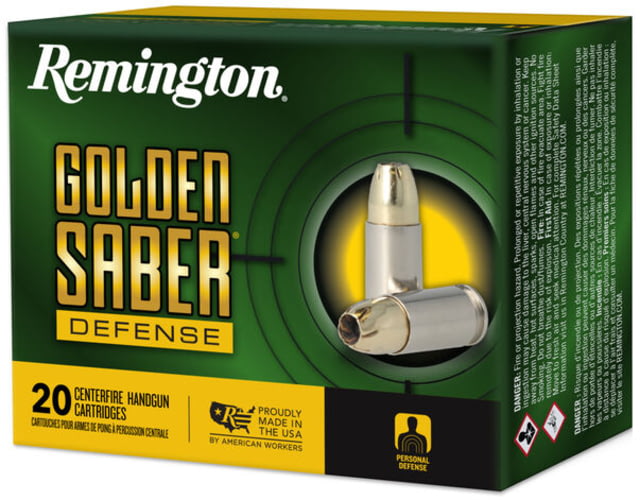 ington Premier Golden Saber .357 Magnum Brass Jacketed Hollow Point Nickel-Plated Brass Cased Pistol 500 Rounds Ammo