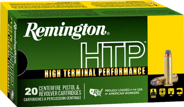 ington High Terminal Performance .357 Magnum 158 Grain Soft Point Centerfire Pistol 20 Rounds Ammo