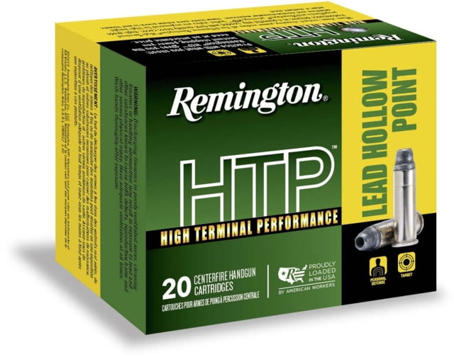 ington High Terminal Performance .38 Special P 158 Grain Lead Hollow Point Centerfire Pistol 20 Rounds Ammo