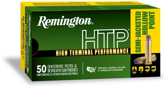 Remington High Terminal Performance .45 Colt 230 grain Jacketed Hollow Point Centerfire Pistol Ammo 50 Rounds 28562 - Remington