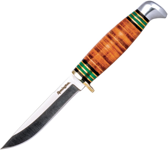 Remington Junior 6.5in Fixed Blade Brown Leather Sheath - Remington