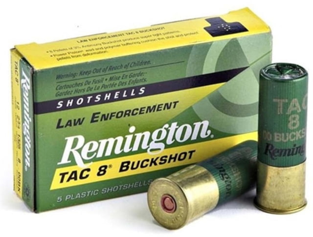 Remington LE 12 Gauge 8 Pellets 2 3/4in Shotgun Buckshot Ammo 250 Rounds - Remington