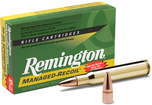 ington Managed-Recoil Rifle .30-30 Winchester 125 Grain Core-Lokt Soft Point Centerfire Rifle 20 Rounds Ammo