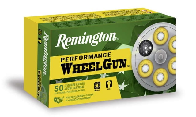 Remington Performance Wheelgun .38 S&W 146 Grain Lead Round Nose Centerfire Pistol Ammo 50 Rounds ington Performance Wheelgun .38 S&W 146 Grain Lead Round Nose Centerfire Pistol 50 Rounds Ammo