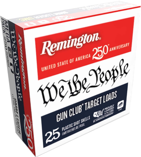ington We The People Bucket 12 Gauge 1 1/8 Oz 2 3/4 In Shotgun #8 25 Round Ammo