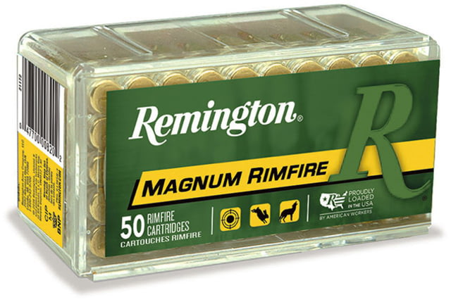 ington Magnum Rimfire .22 Winchester Magnum Rimfire 40 Grain Jacketed Hollow Point Brass Cased Rimfire 50 Rounds Ammo