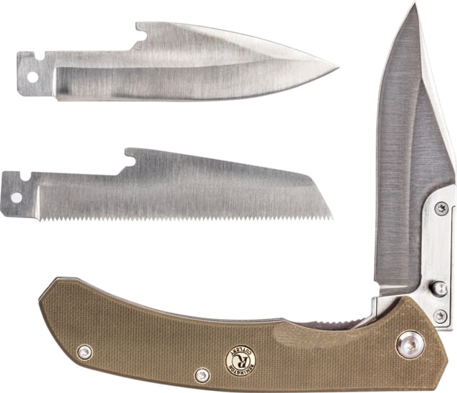 Remington RXB Liner Lock 4.5in Folding Knife w/G10 Handle OD Green Handle - Remington