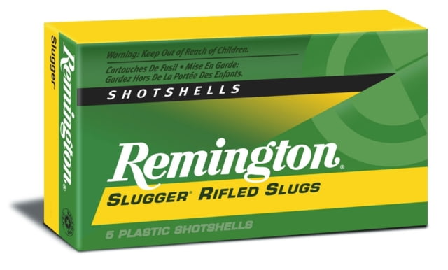 ington Slugger Rifled Slugs 20 Gauge 5/8oz Rifled Slug Hollow Point 2.75in Centerdire Shotgun Slug 15 Rounds Ammo