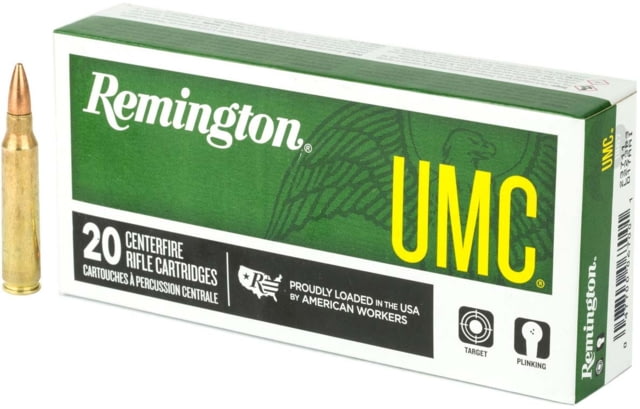 ington UMC .223 Remington Full Metal Jacket Brass Cased Rifle 500 Rounds Ammo