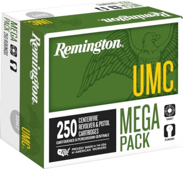 Remington UMC .380 ACP 95 Grain Full Metal Jacket Centerfire Pistol Ammo 250 Rounds ington UMC .380 ACP 95 Grain Full Metal Jacket Centerfire Pistol 250 Rounds Ammo