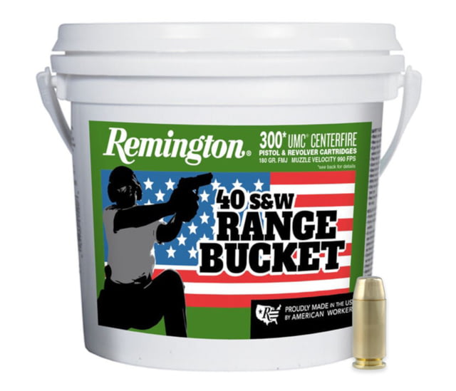 ington UMC .40 S&W 180 Grain Full Metal Jacket Centerfire Pistol 300 Rounds Ammo