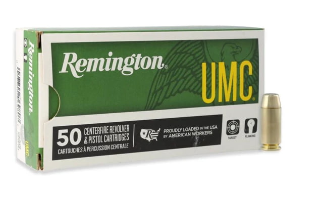 ington UMC .40 S&W 180 Grain Full Metal Jacket Centerfire Pistol 50 Rounds Ammo