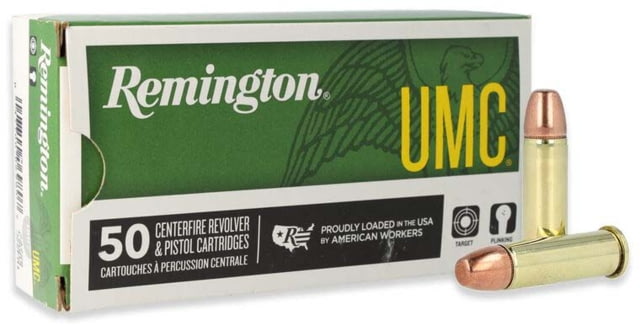ington UMC .38 Special 130 Grain Full Metal Jacket Centerfire Pistol 50 Rounds Ammo