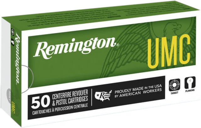 ington UMC .38 Special P 125 Grain Semi-Jacketed Hollow Point Centerfire Pistol 50 Rounds Ammo