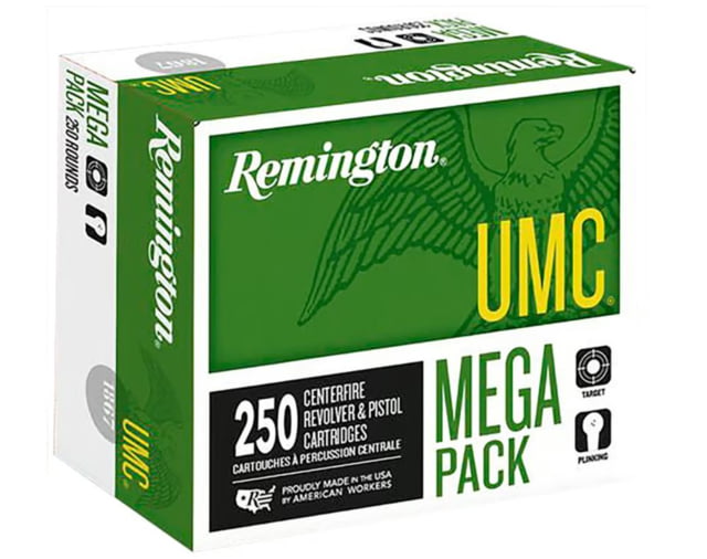 ington UMC .45 ACP 230 Grain Full Metal Jacket Brass Cased Pistol 250 Rounds Ammo