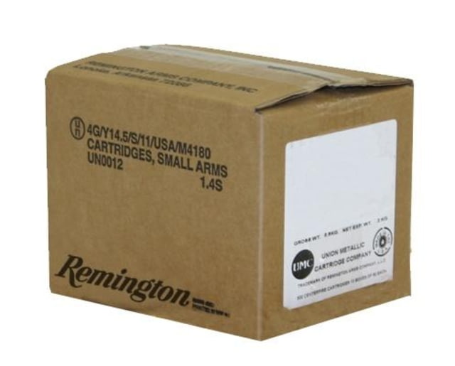 ington UMC Handgun Ammunition 9mm Luger 115 Gr FMJ 1000/box 9MM3 Ammo