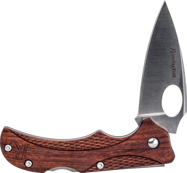 Remington Woodland Linerlock Drop Point 3.5in Folding Knife SS - Remington