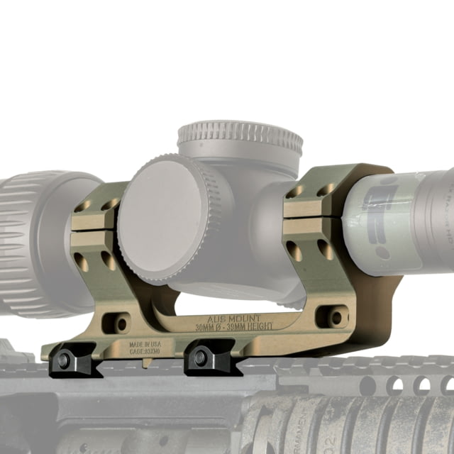 USED Reptilia AUS Optic Mount Rifle Scope 30mmx77mm Type III Hardcoat Anodized Clear Anodized - Reptilia