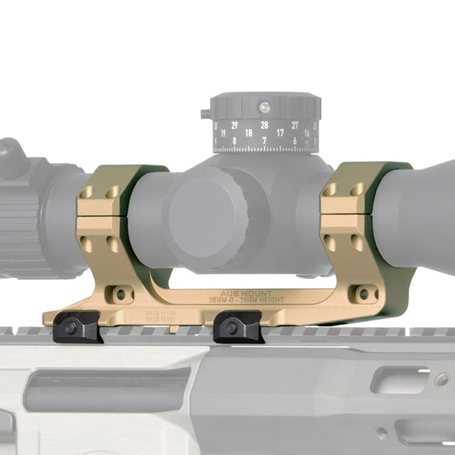 USED Reptilia AUS Optic Mount Rifle Scope 35mmx77mm Type III Hardcoat Anodized Clear Anodized - Reptilia
