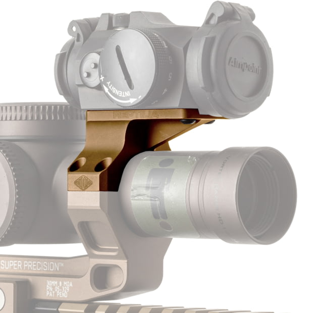 USED Reptilia ROF-90 for Geissele 30mm Super Precision Mounts & Aimpoint Micro Type III Hardcoat Anodized FDE Anodized - Reptilia