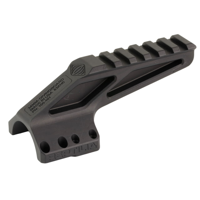 USED Reptilia ROF-Diving Board Mount Fits AUS and Geissele Super Precision 34mm Anodized Finish Black - Reptilia