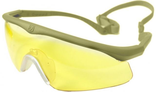 Revision Desert Locust Ballistic Goggles Deluxe Kit Tan w/Clear Solar Yellow Lenses - Revision