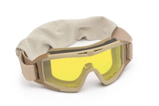 Revision Eyewear Desert Locust Goggles Basic Kit - HC Yellow Lens Tan Frame - Revision