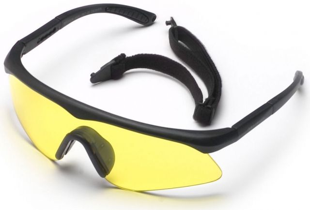 Revision Sawfly Ballistic Eyeshield Basic Kit - HC Yellow Lens Regular Black Frame - Revision