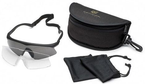 Revision Sawfly Ballistic Eyeshield Essential Kit - Regular Black Frame - Revision