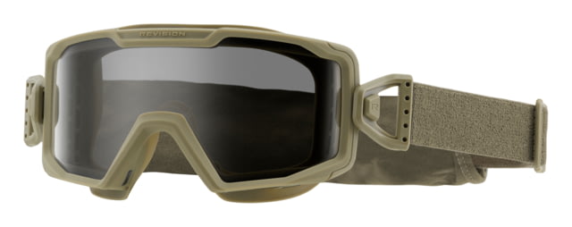 Revision Merlinhawk Goggle System Basic Kits Tan 499 Frame Smoke lens Regular - Revision