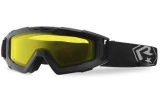 Revision Snowhawk Basic Goggle System w/ Yellow High-Contrast Lens Black Frame - Revision