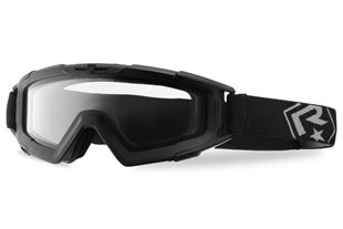 Revision Snowhawk Basic Goggle System w/ Clear Lens Black Frame - Revision