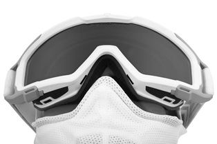 Revision Snowhawk Basic Goggle System w/ Solar Lens White Frame - Revision