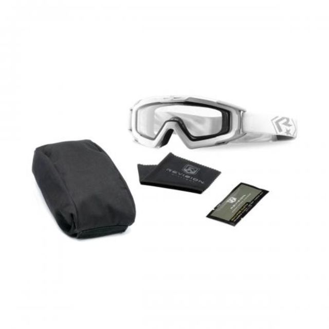 Revision Snowhawk Goggle System Basic Kit White Frame - Revision