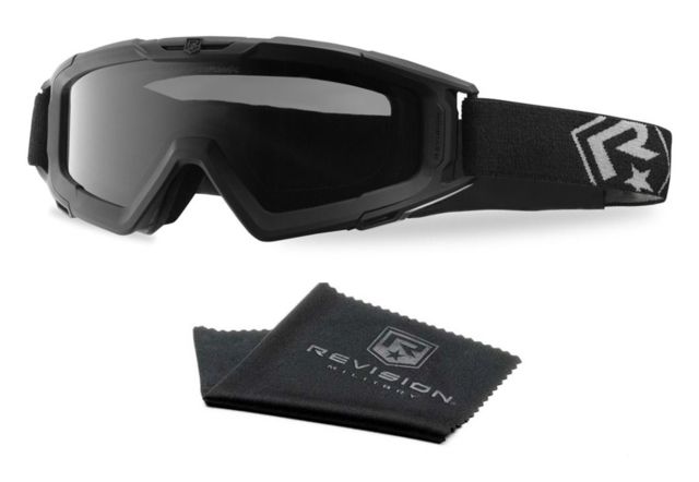 Revision Snowhawk Goggle System Basic Kit Black Frame