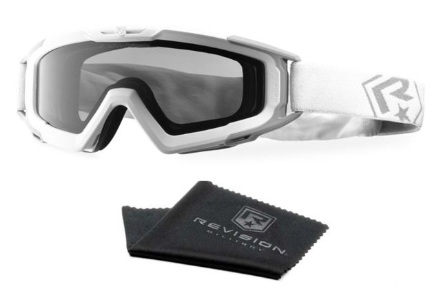 Revision Snowhawk Goggle System Basic Kit White Frame - Revision